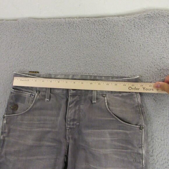 GStar Raw Denim Arc 3D Slim Jeans‎ Mens size 30x30 Gray Tapered Distressed - Picture 9 of 12